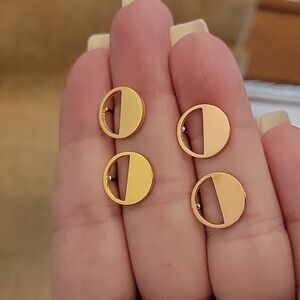 🔥LAST PAIR🔥 Half Moon Stud Earrings
